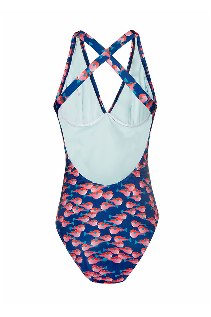 eco swimwear - sustainable swimsuit - FishBowl Jazmine One-Piece-Loop Swim-Loop Swim