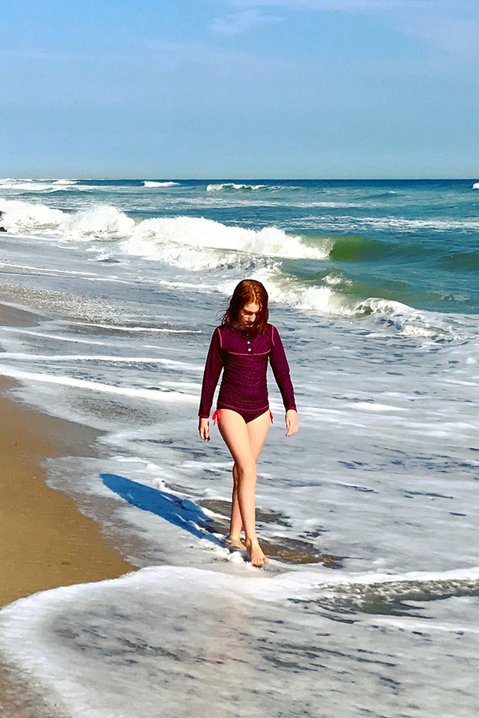 eco swimwear - sustainable swimsuit - Nora's Choice: Lattice 3-Pc Set-Loop Swim-Loop Swim